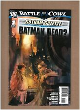 Gotham Gazette #1 DC Comics 2009 Batman: Battle for the Cowl VF+ 8.5 picture