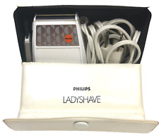 Vintage Ladies Philips Shaver & Trimmer Ladyshave with vinyl case 6ft cord picture