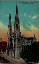 c1910 NEW YORK CITY ST. PATRICK'S CATHEDRAL MANHATTAN PUBLISHING POSTCARD 26-128 picture