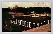 Marion AL-Alabama, Birds Eye View Of City, Judson College, Vintage Postcard picture