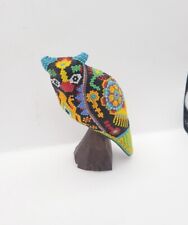 Handmade Huichol Beaded Owl picture