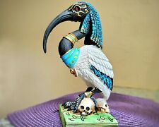 Egyptian Ibis Bird Statue, Thoth God, Book of the Dead, Egyptian Decor, Oddities picture