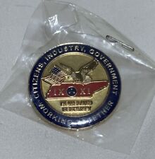 TENNESSEE HOMELAND SECURITY ~ WORKING TOGETHER ~ ENAMEL LAPLE PIN picture