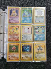 Complete Base Set 102/102 Pokemon WOTC Pro Sleeves Inc 1st Edition Machamp Holo picture