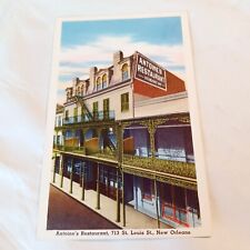 Postcard: Antoine's Restaurant-New Orleans-Linen-Oldest French Restaurant picture