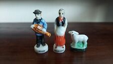 3 French porcelain Feves / Miniatures  (1