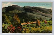 Randolph NH-New Hampshire, Mount Madison And Adams, Antique, Vintage Postcard picture