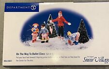 Dept. 56 Snow Village  1999 On The Way To Ballet Class #56.55031 3Pc. Ballerinas picture
