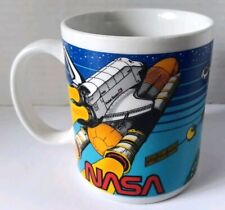 Vintage NASA Kennedy Space Center Spaceport USA Shuttle Astronaut Coffee Mug picture