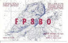 QSL 1960 St Pierre and Miquelon  radio card picture