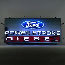 Ford Power Stroke Diesel Neon Sign With Backing   5POWER picture