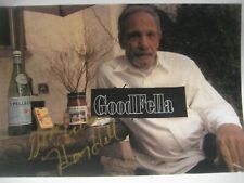 HENRY HILL GOODFELLA MOBSTER AUTOGRAPHED ADVERTISMENT FOR HIS SAUCE COMPANY 8X10 picture