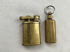 JIFENG Smoking Set Brass Lighter And Brass Oil Container picture