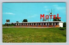 Fremont IN-Indiana, E&L Motel, Advertisement, Antique, Vintage Souvenir Postcard picture