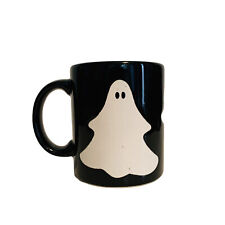 Vintage Waechtersbach White Ghost Black Coffee Mug Halloween Germany picture