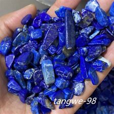 100g Natural Lapis lazuli Jasper Quartz Crystal Tumbled Bulk Stones Gravel Reiki picture