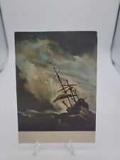 Rijks Museum Amsterdam Postcard  'The Gust of Wind' by Willem van de Velde picture