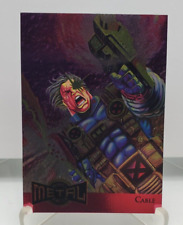 1995 Marvel Metal CABLE X-Force Blaster Insert #1 MCU Card NM/MT picture