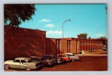 Otero County Courthouse Parking Classic Cars La Junta Colorado Postcard picture