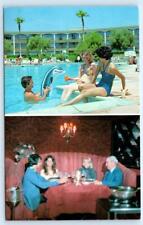 LAS VEGAS, NV Nevada ~ FRONTIER HOTEL & CASINO c1970s Clark County Postcard picture