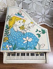 Vintage 70’s Piano Jewelry Box with Ballerina Music Toyo JC Penney Made In Japan picture