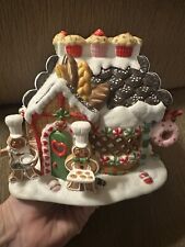 PartyLite Bakery Gingerbread Village #2 Tealight Holder #P8199 picture