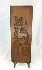 Antique Rare 19 Century Wooden Model Springerle Biscuits Cookie Mold B18 picture
