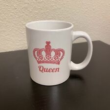Pink & White Queen Crown Tiara Mug picture