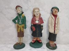 Lot of 3 Marge Crunkleton Figurines Lincoln County Garden Club 1991-1993 picture