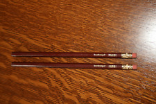 2 Vtg Bamberger’s Department Store #2 Brown Wood Advertising Pencils New Unused picture