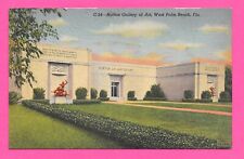 Norton Gallery of Art, West Palm Beach, Florida - Vintage Postcard picture
