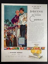 Vintage 1936 Richard Hudnut Gemey Fragrance Perfume Print Ad picture