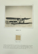 Aviation Fabric Print Bleriot XI Smithsonian Relic Series Collectible picture