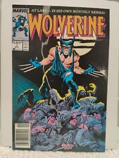 Wolverine #1 (Marvel, November 1988) NEWSSTAND MID GRADE, SEE PICS picture