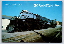 Vintage Postcard Scranton Pennsylvania Train Steamtown USA picture