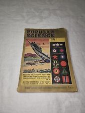 Vintage March 1944 WWII Popular Science Magazine Hellcat Battle Markings Planes picture