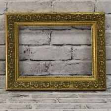 Ca.1880-1900 Old wooden decorative frame 12.2 x 8.7 in inside picture