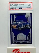 2023 Disney 100 Topps Chrome Doc Hudson #85 Cars Purple /299 PSA 9 picture