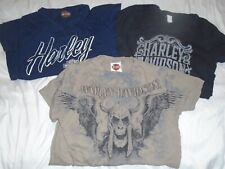 Lot Of 3 Harley Davidson Women’s T-shirt Size Medium picture