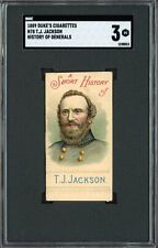 1889 N78 Duke's Cigarettes HISTORY OF GENERALS (SGC 3 VG) T.J. STONEWALL JACKSON picture