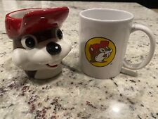 Buc-ee's Sculpted 3D Coffee Mug Cup Gas Station Beaver Bucees Souvenir Texas Set picture