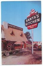 Santa Claus CA Santa's Kitchen Restaurant Postcard California picture