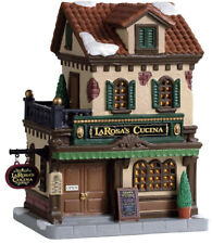 Lemax LAROSAS CUCINA Holiday Village Train Lighted Restaurant Building picture