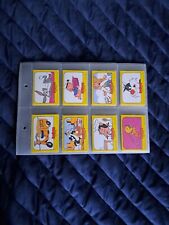Monty gum 1985 Bugs Bunny trading cards full set 100 superb condition rare picture