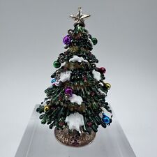 Enameled Christmas Tree Trinket Box with Ornaments & Gifts Under Tree by Ciel picture