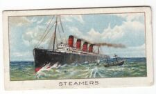 Vintage 1925 Trade Card RMS MAURETANIA Cunard Line World Record Atlantic passage picture