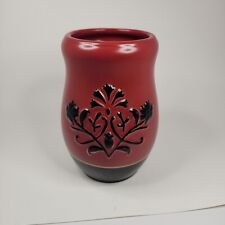 Better Homes & Gardens Red and Black Retro Vintage Vase 5