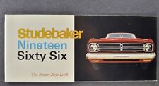 1966 Studebaker Brochure Cruiser Daytona Wagonaire Commander Excellent Original picture