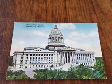 Vintage Missouri State Capital Postcard Linen Jefferson City Bx1-5 picture