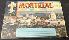 Vintage Souvenir Folder of Montreal, Quebec, Canada, Fold-Out Postcard picture